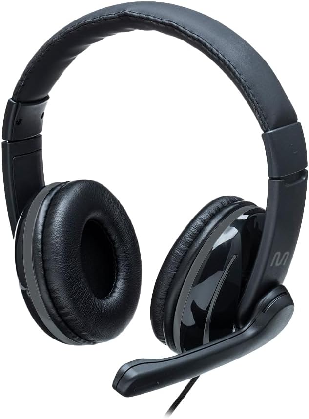 Headset Pro Conexão USB Mic e Cancelamento de Ruído Multi 1