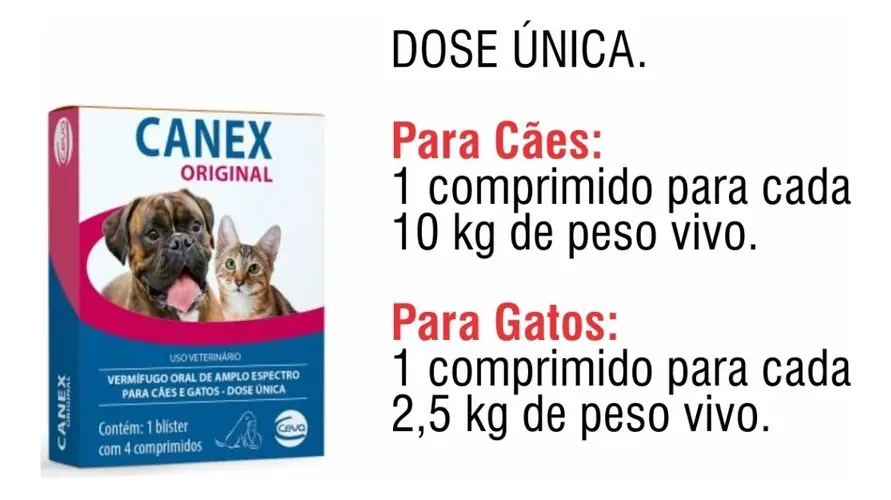 Vermífugo Canex Original 4