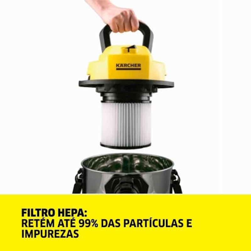 Aspirador de Pó e Água Kärcher WDL 1s 3