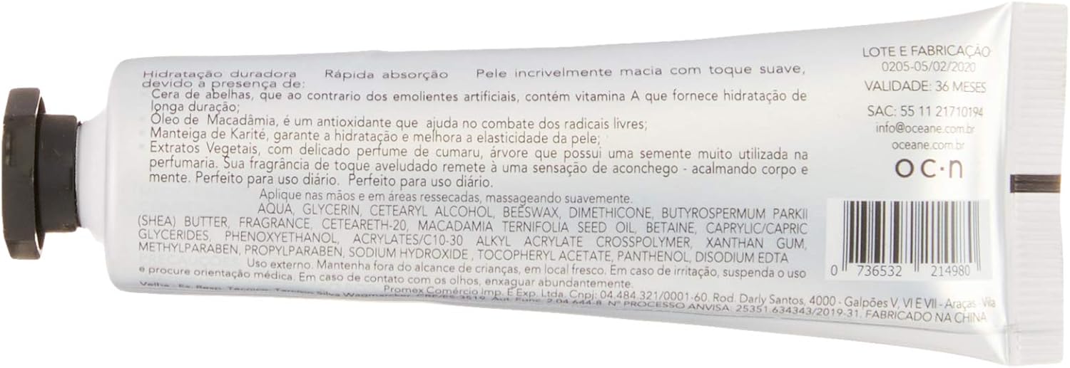 Creme para Mãos com Óleo de Macadâmia - Hand Cream Sweet Cotton 30 ml 2