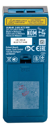 Trena Laser Bosch GLM 40  Alcance 40 m com Bolsa Protetora 4