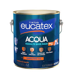 Tinta Esmalte Base Água Branco Acetinado Acqua 3,6 L