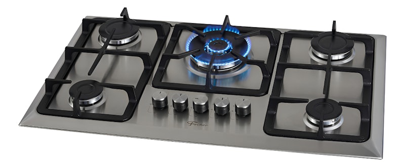 Cooktop a Gás Fischer 5 Bocas Tripla Chama Infinity 1