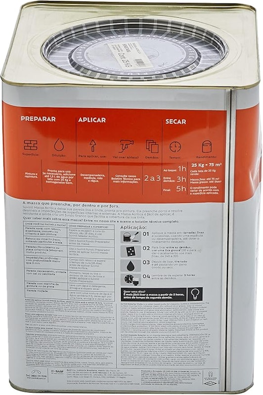Suvinil Massa Acrílica 25 Kg 3