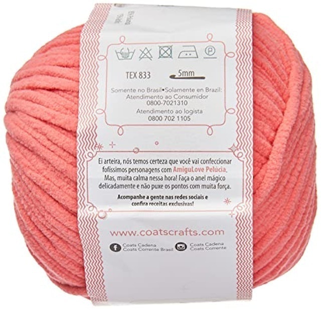 Fio Amigulove Pelúcia Cisne (Coral) 3