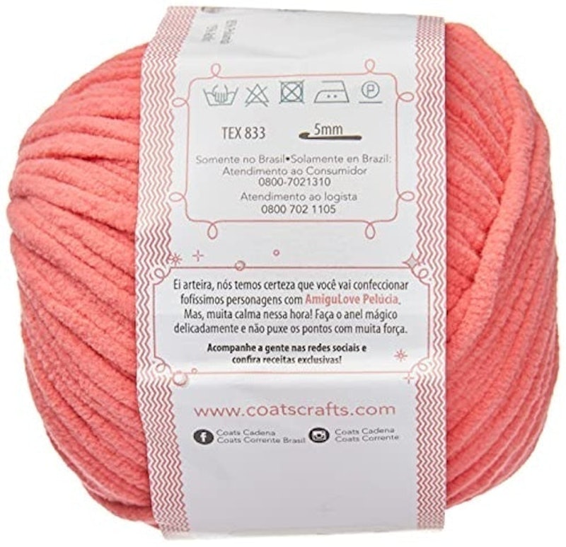 Fio Amigulove Pelúcia Cisne (Coral) 3