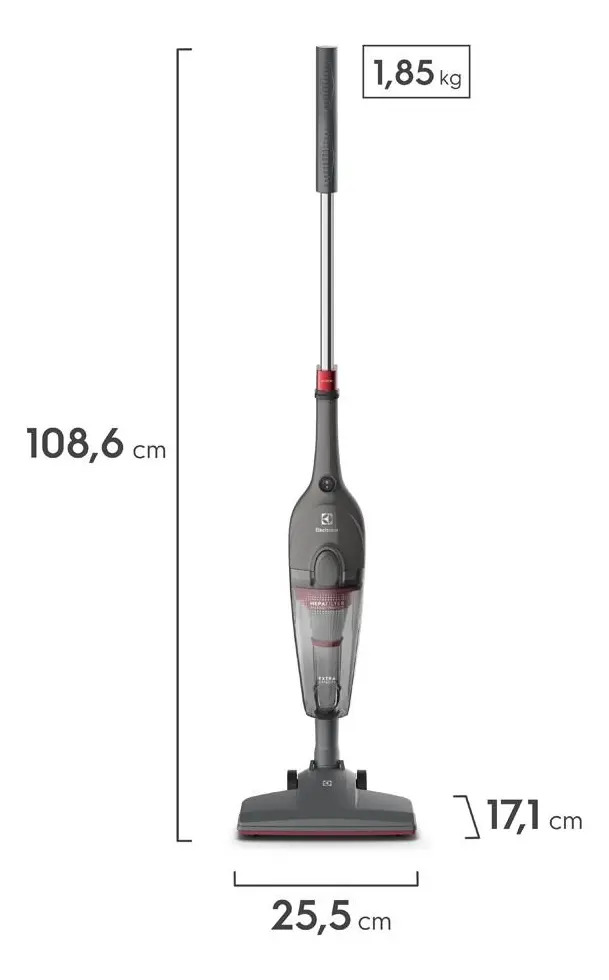 Aspirador de Pó Vertical com Fio Electrolux 1450 W 2 em 1 Ultra 2