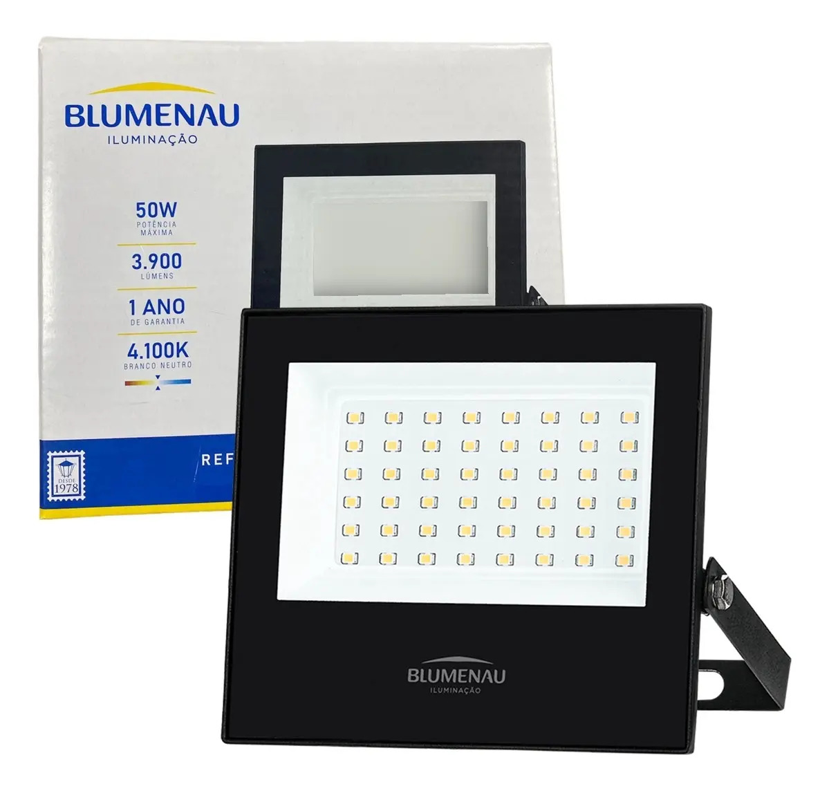 Refletor LED Play 50 W Alumínio Bivolt IP66 4.100 K 1