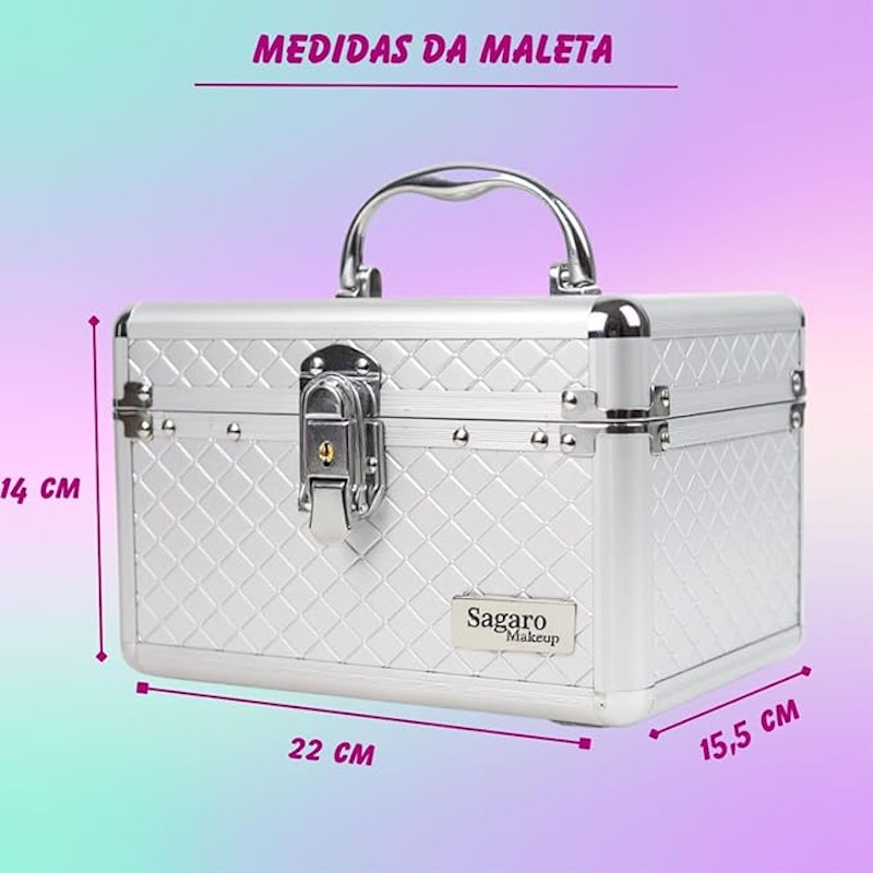 Maleta de Maquiagem Completa Sagaro Store 4