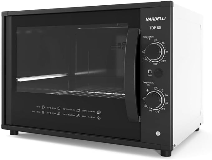 Forno Nardelli Elétrico Bancada Top 60 Black 1