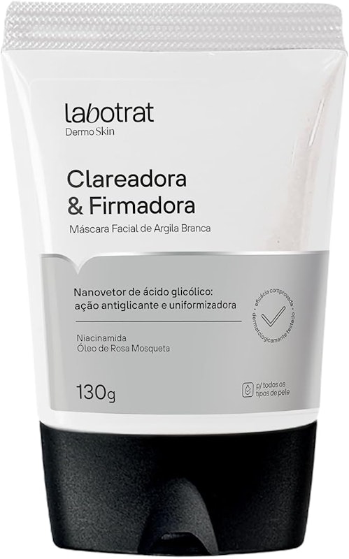Máscara Facial Argila Branca Clareadora e Firmadora Dermo Skin 1