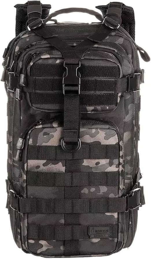 Mochila Tática Invictus Assault Warskin Black 5