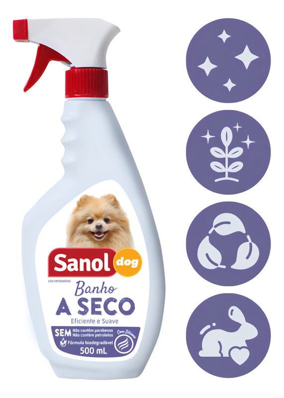 Banho a Seco Sanol Dog 2