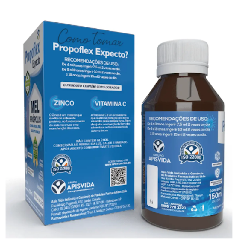 Propoflex Expecto Mel e Própolis 3