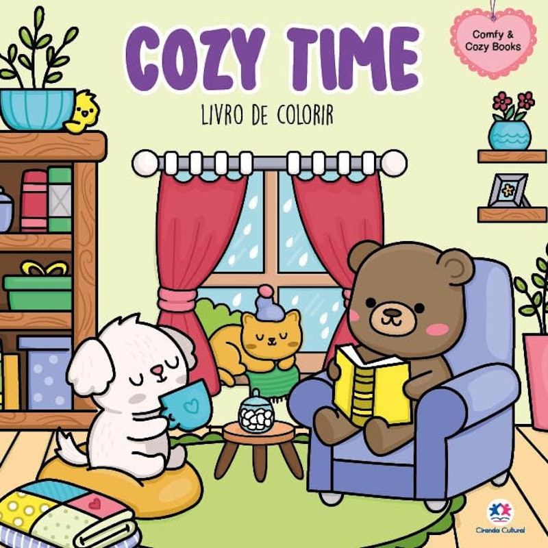 Cozy Time - Para Colorir 1