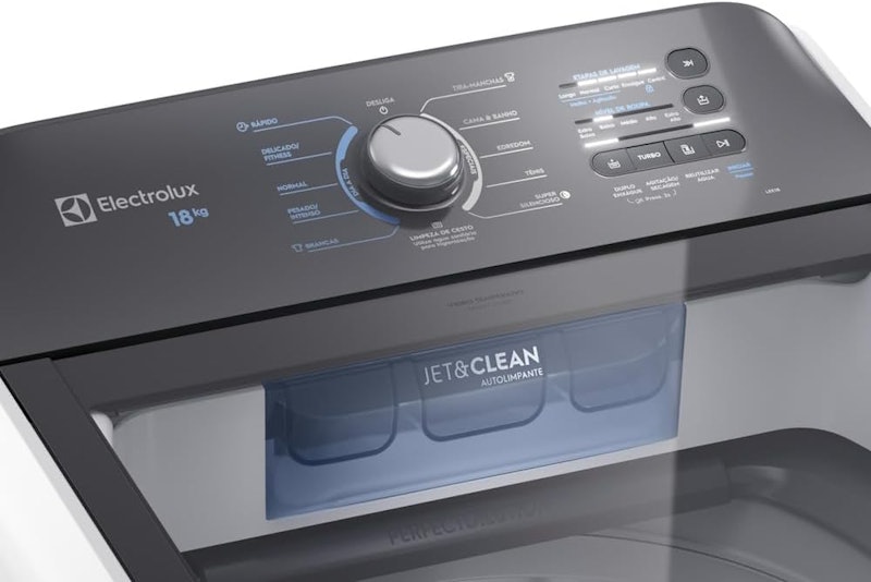 Máquina de Lavar Electrolux 18 kg Branca Efficient Cesto inox 2