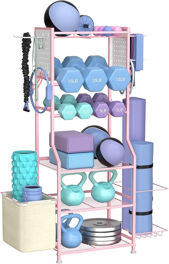 Suporte para Halteres com Organizador  1