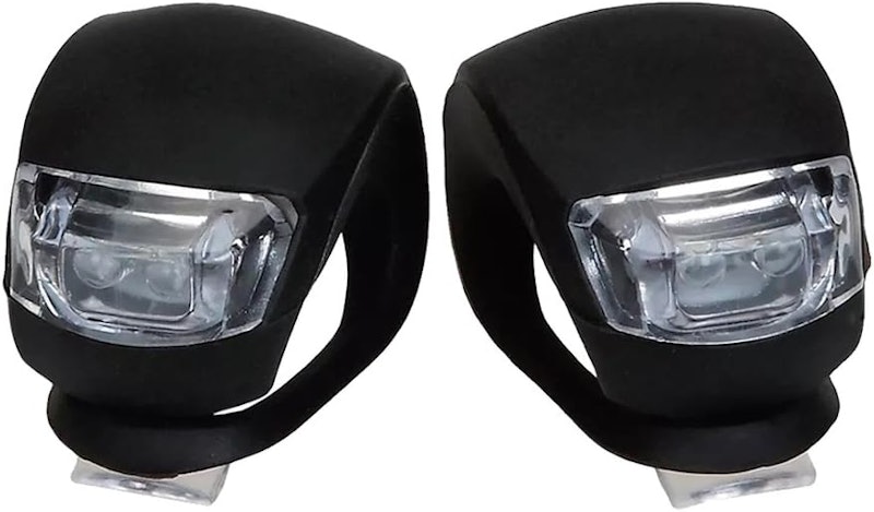 Kit Farol Em Silicone Dianteiro e Traseiro para Bike 3