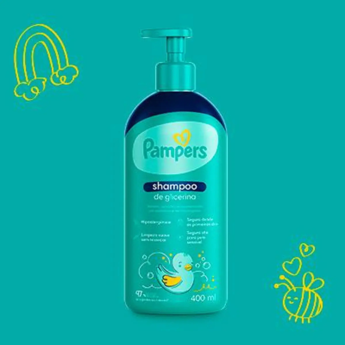 Pampers Shampoo de Glicerina 3