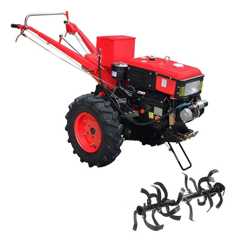 Microtrator Motocultivador a Diesel 12.5 HP Nagano 4