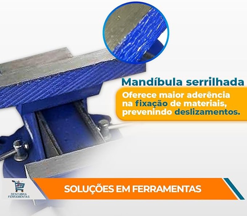 Morsa de Bancada N.08 – Base Giratória 5