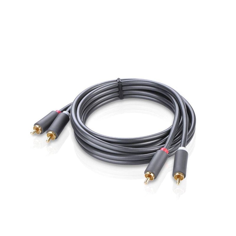 Cabo Áudio Estéreo Blindado 2 RCA para 2 RCA 4