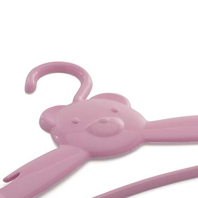 Kit Cabide Infantil Urso Fofura (Rosa Bebê) 2