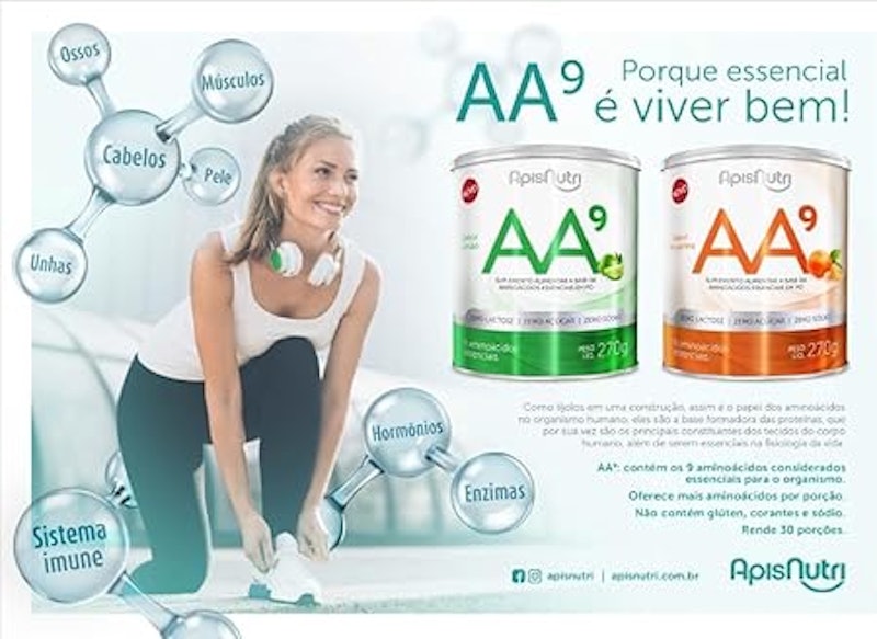 AA9 - Aminoácidos Essenciais 270 g 4