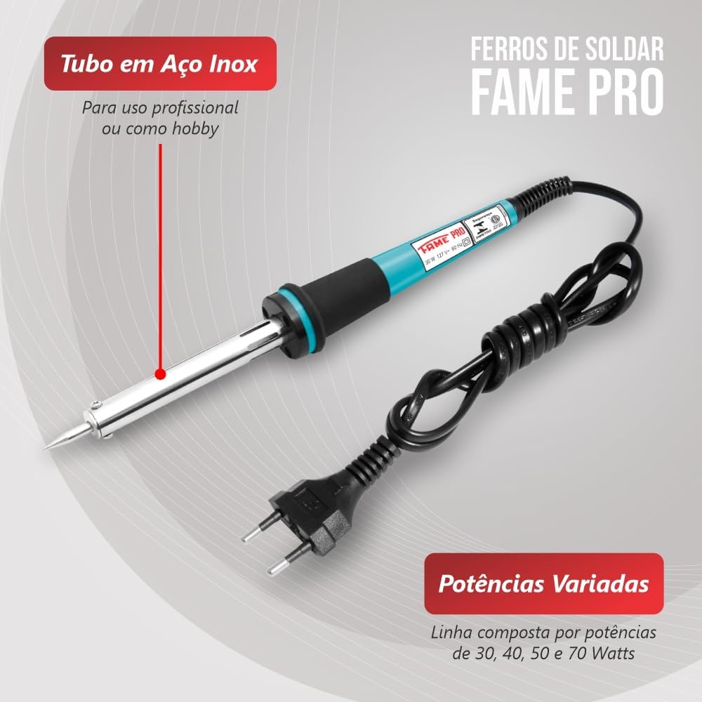 Ferro de Soldar 70 W (127 V) 3