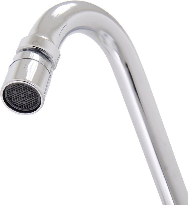 Torneira Duplo Misturador Cozinha Metal Bancada 2