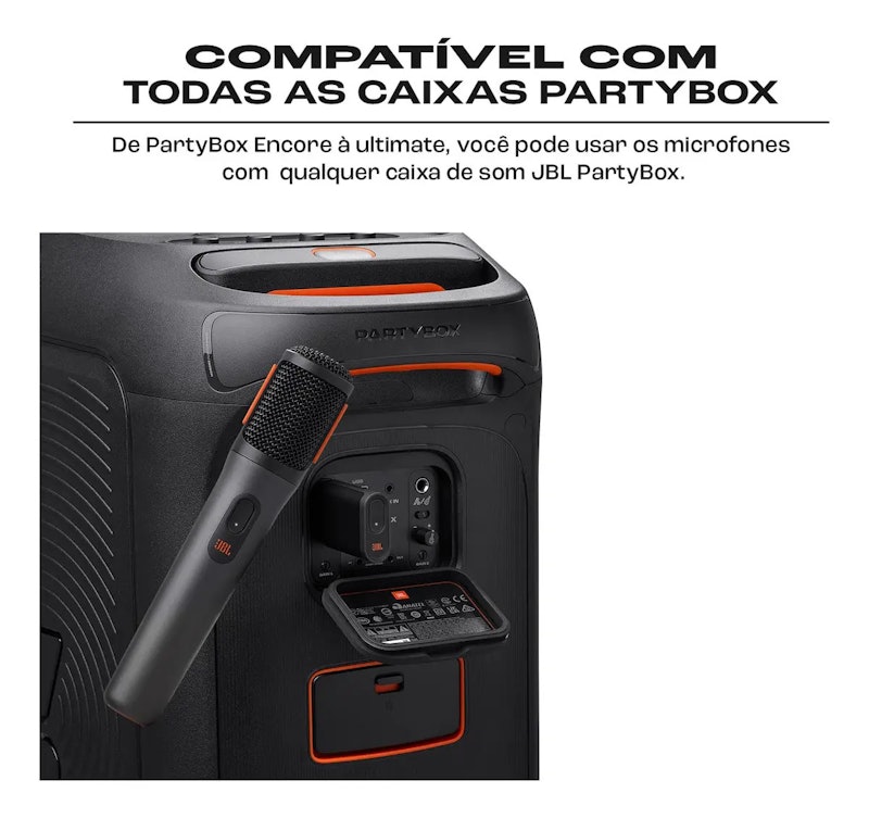 Microfone sem Fio JBL PartyBox 5