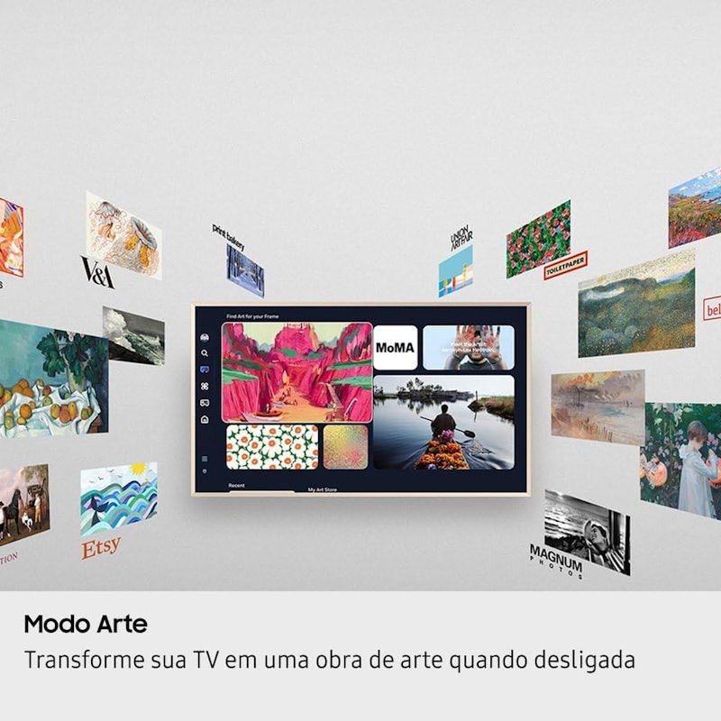 Samsung Vision AI TV 55 Polegadas The Frame 4K LS03F 2025 5