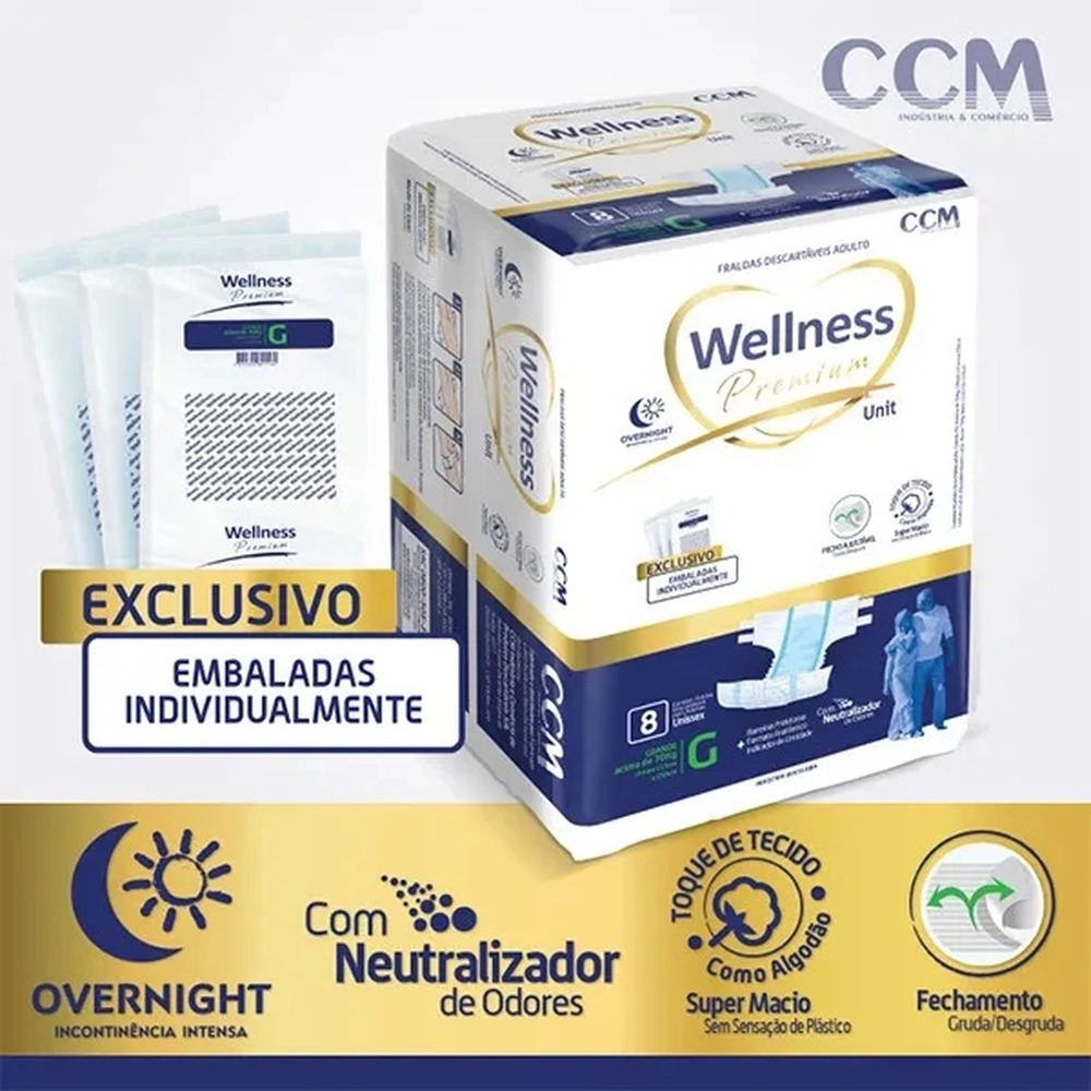 Fralda Geriátrica Wellness 3