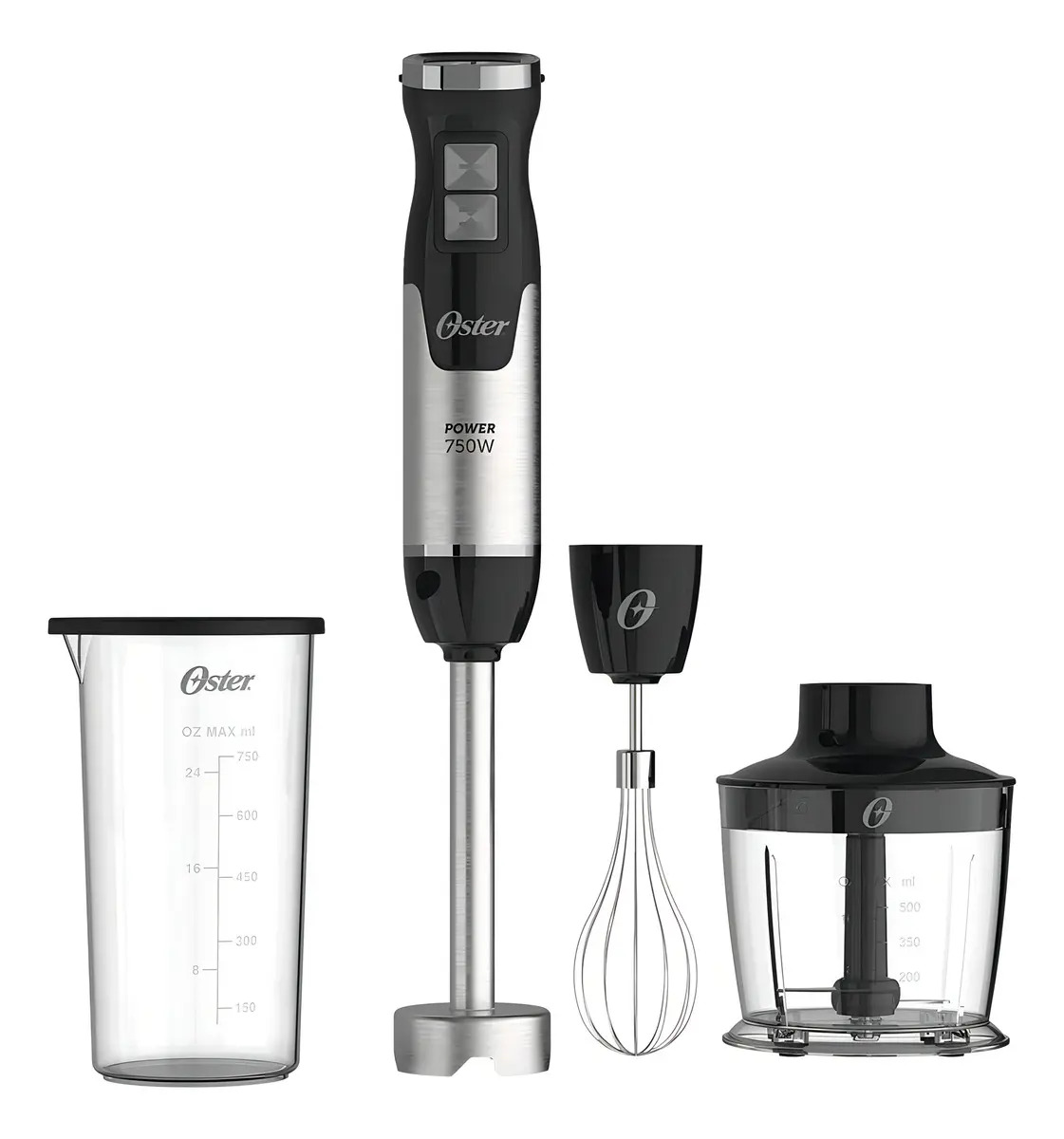 Mixer Power Oster Black Inox 3 em 1 1
