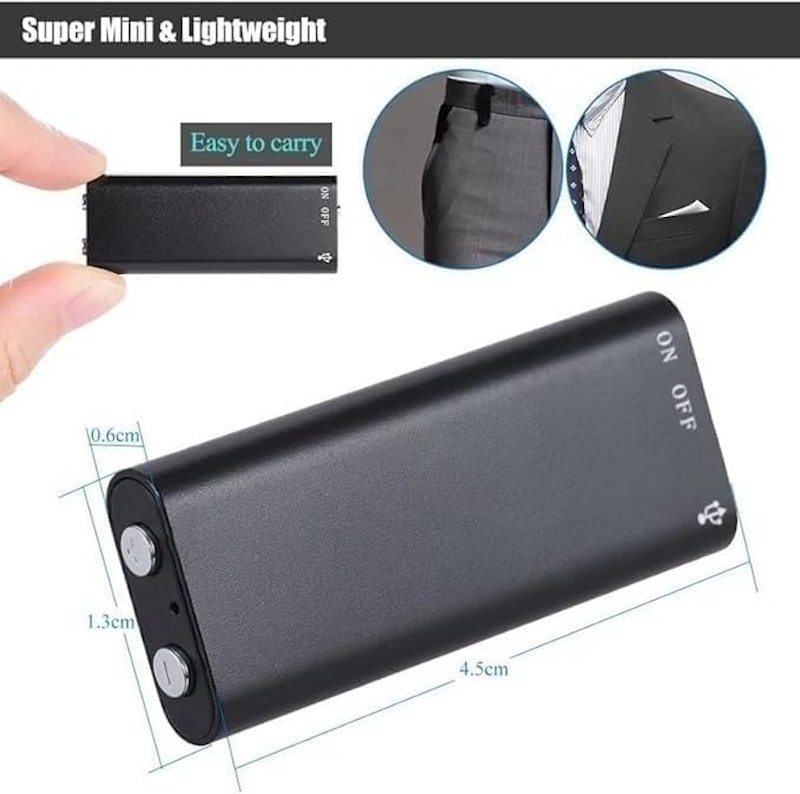 Mini Gravador Digital 8 GB Star Import 4