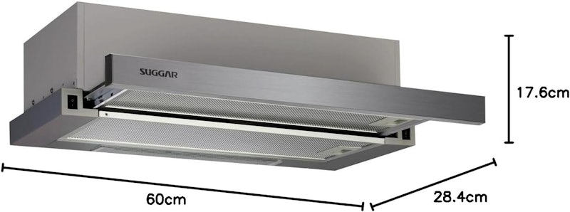 Depurador de Ar Slim de Embutir 60 cm 3