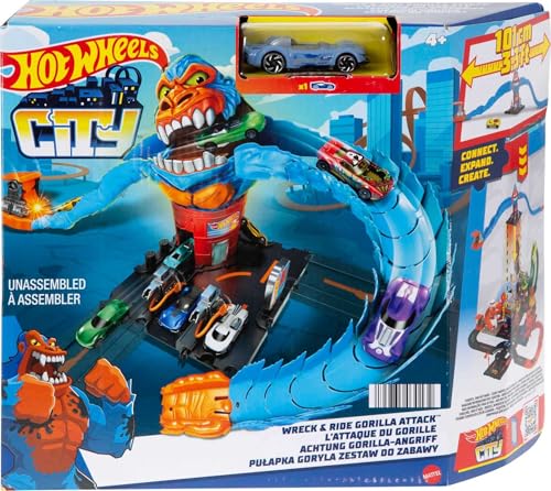 Hot Wheels City Pista de Brinquedo Nêmesis Gorila 5