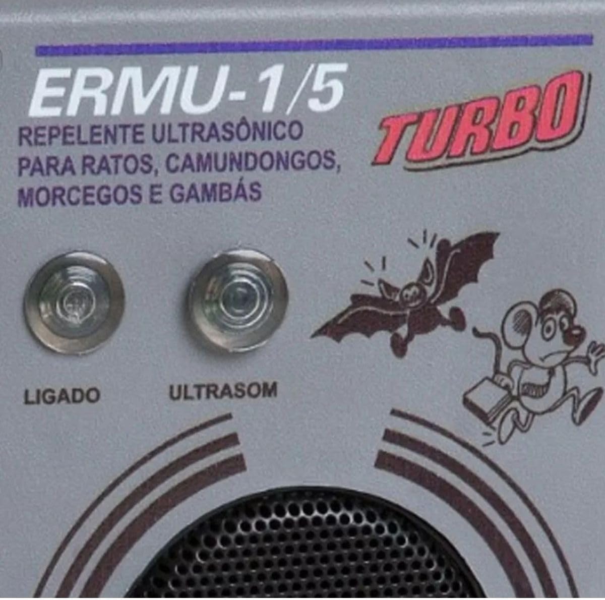 Repelente Ultrassônico ERMU-1/5 Turbo Espanta Rato e Morcego 2