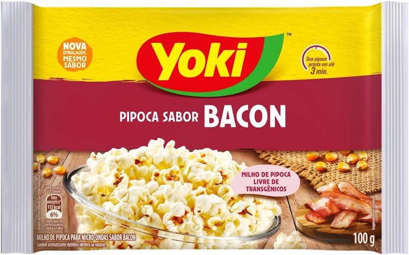 Pipoca Micro-Ondas Bacon 1