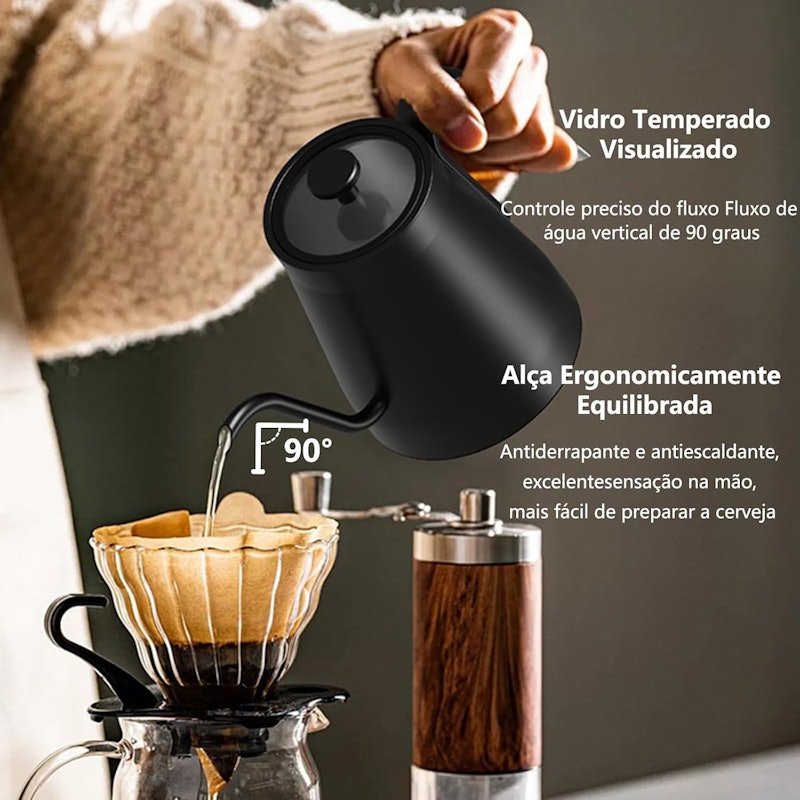Chaleira Elétrica Pescoço de Ganso (220 V) 4