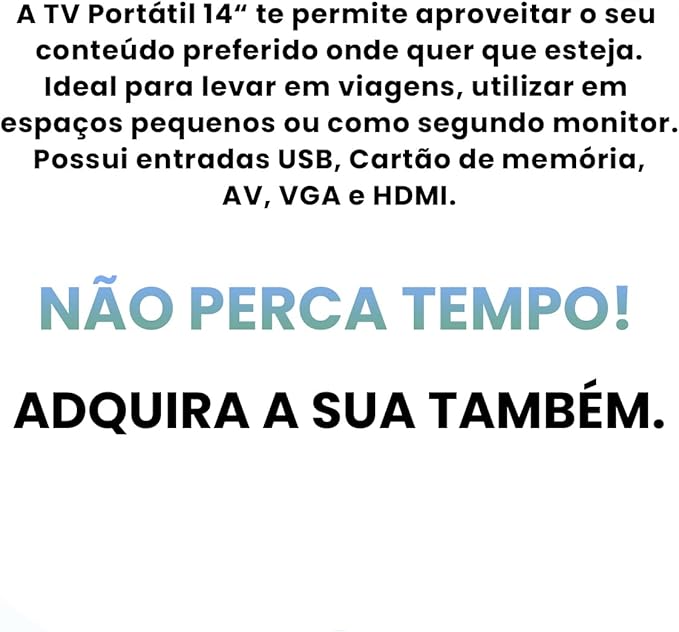 TV Monitor 14 Polegadas 5