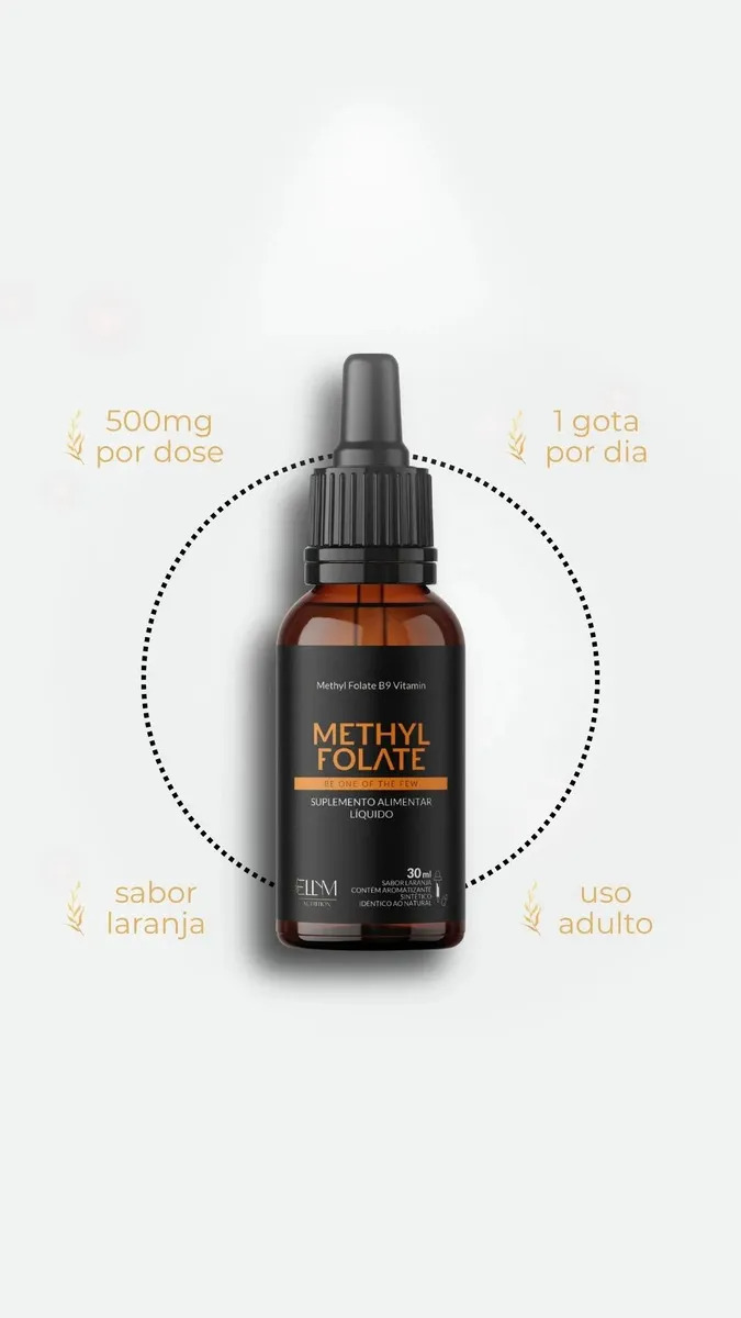 Metilfolato em Gotas Sabor Laranja 2