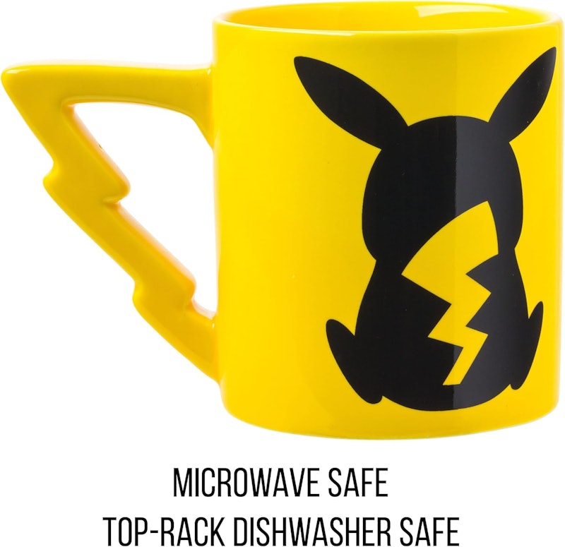 Caneca de Cerâmica Pokémon Pikachu com Cabo Esculpido de Raio 2