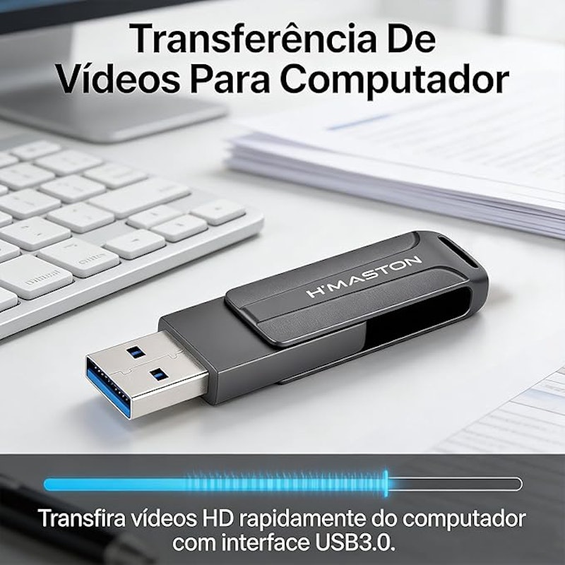 Pendrive USB-A/USB-C Rotativo 360° 2