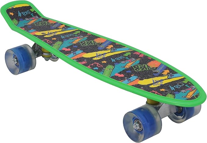 ZippSkate Infantil em Plástico com Luzes nas Rodas 1