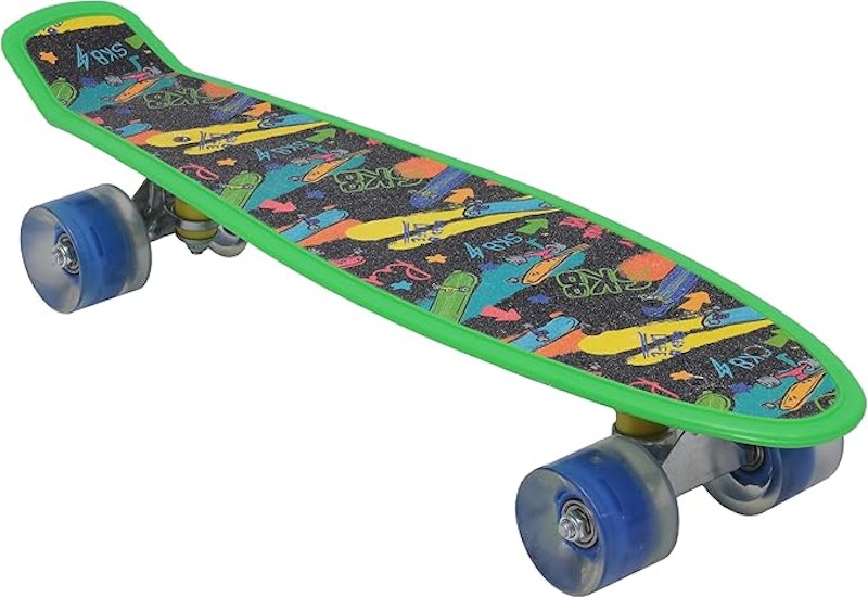 ZippSkate Infantil em Plástico com Luzes nas Rodas 1