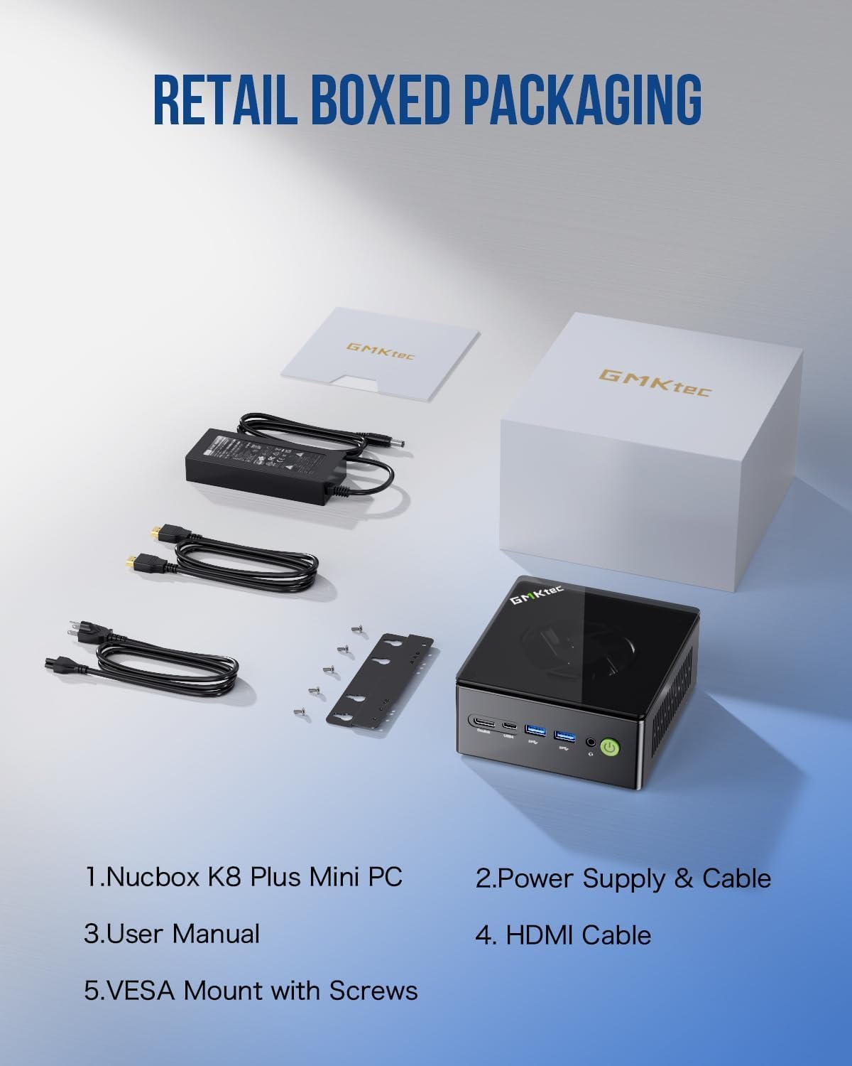 Mini PC AMD Ryzen 7 8845HS NucBox K8 Plus 5
