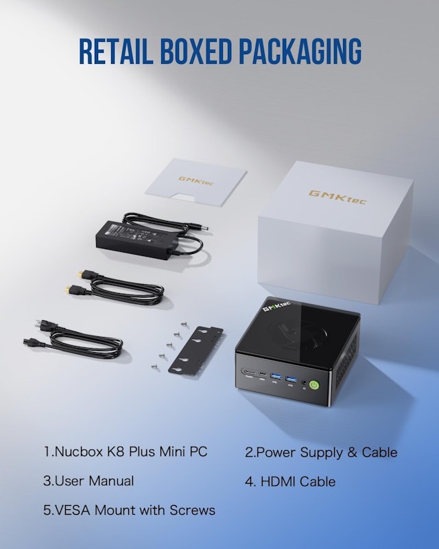 Mini PC AMD Ryzen 7 8845HS NucBox K8 Plus 5