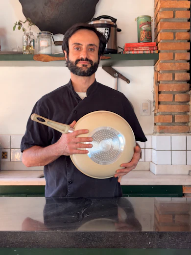 Wok Mais Baixa, Ideal para Massas Orientais e Stir-Fry