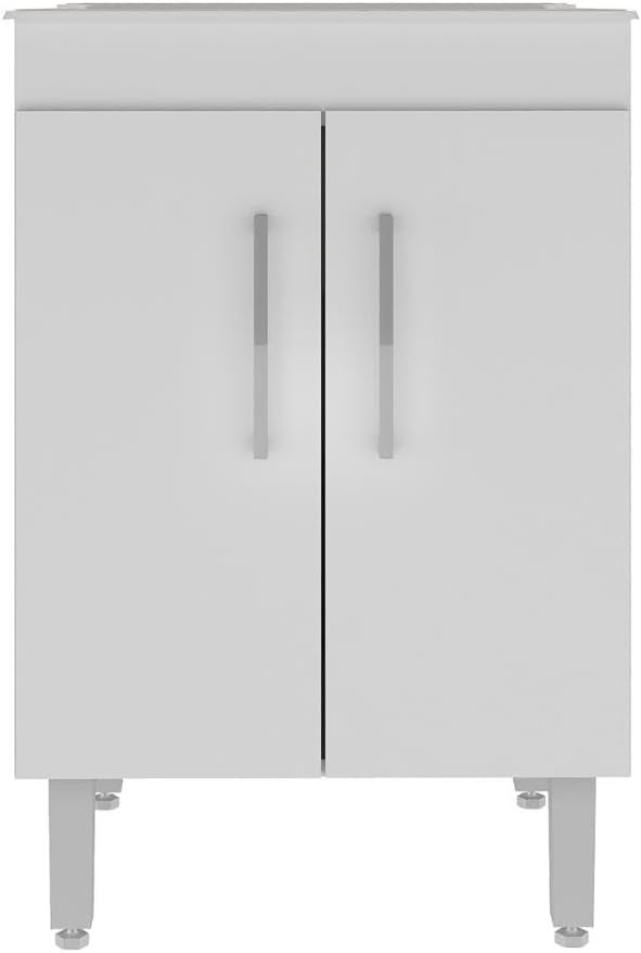 Tanque de Lavanderia 45 L com Gabinete 2 Portas  4